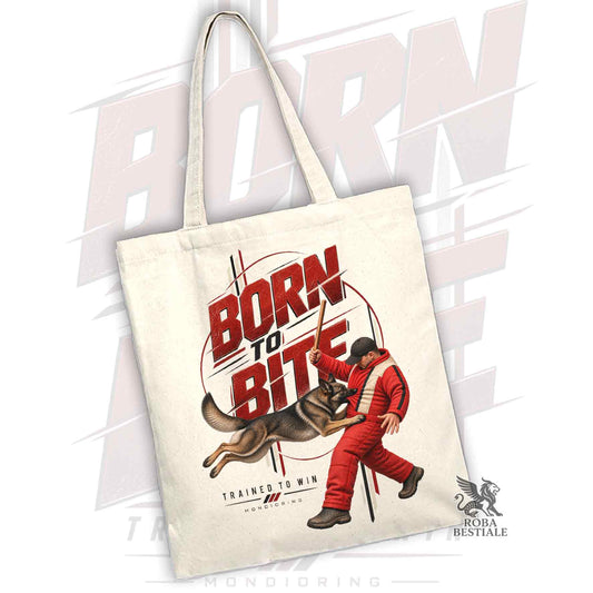 Tote Bag PASTORE TEDESCO da Lavoro "Grigione" - Collezione Born To Bite - Mondioring