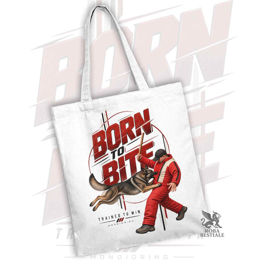 Tote Bag PASTORE TEDESCO da Lavoro "Grigione" - Collezione Born To Bite - Mondioring