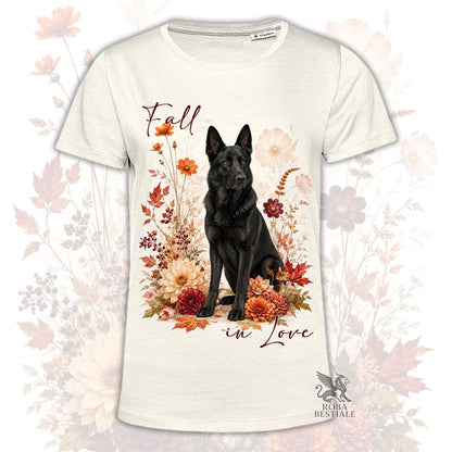 T-Shirt PASTORE TEDESCO a Pelo Corto Nero - Collezione Fall...in Love