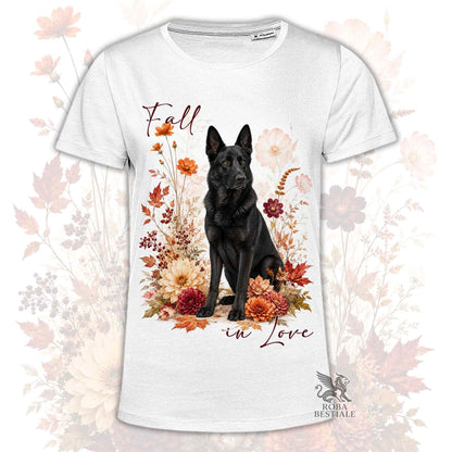T-Shirt PASTORE TEDESCO a Pelo Corto Nero - Collezione Fall...in Love
