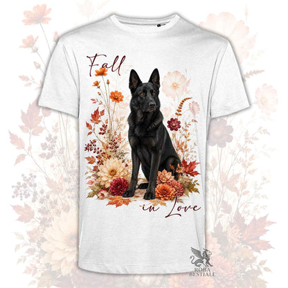 T-Shirt PASTORE TEDESCO a Pelo Corto Nero - Collezione Fall...in Love
