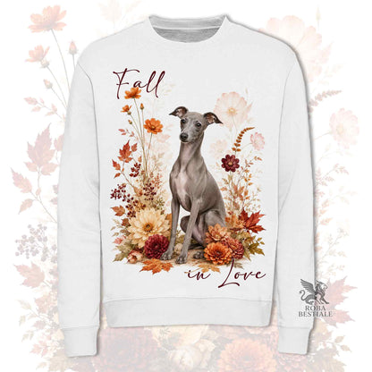 Felpa PICCOLO LEVRIERO ITALIANO Grigio - Girocollo - Collezione Fall...in Love