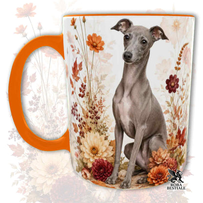 Tazza PICCOLO LEVRIERO ITALIANO Grigio - Collezione Fall...in Love