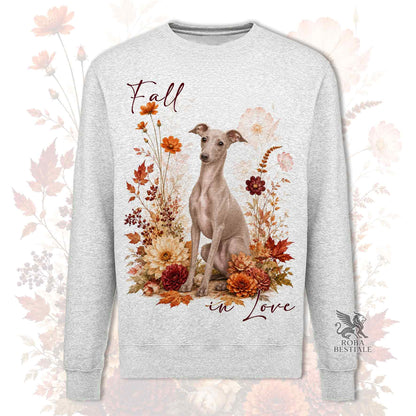 Felpa PICCOLO LEVRIERO ITALIANO Isabella - Girocollo - Collezione Fall...in Love