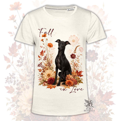 T-Shirt PICCOLO LEVRIERO ITALIANO Nero - Collezione Fall...in Love