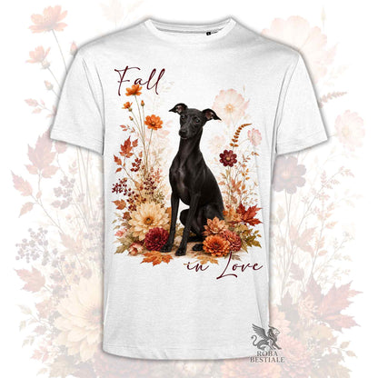 T-Shirt PICCOLO LEVRIERO ITALIANO Nero - Collezione Fall...in Love
