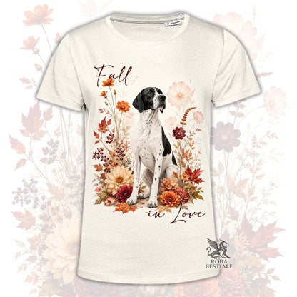 T-Shirt POINTER INGLESE Bianco e Nero - Collezione Fall...in Love