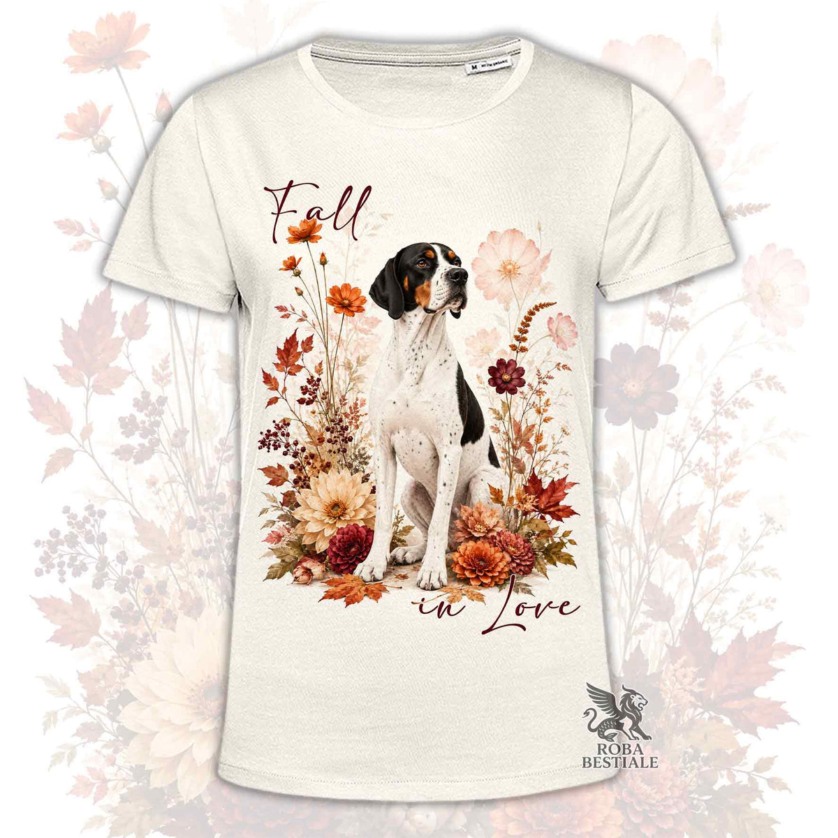 T-Shirt POINTER INGLESE Tricolore - Collezione Fall...in Love