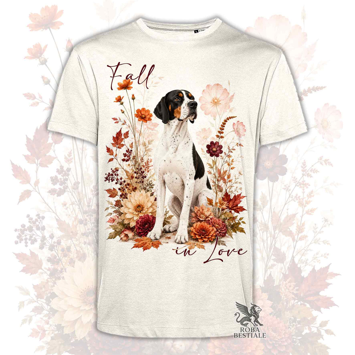 T-Shirt POINTER INGLESE Tricolore - Collezione Fall...in Love