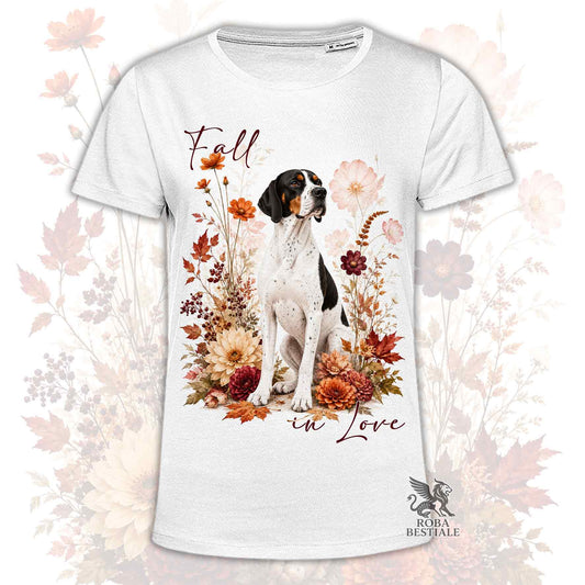 T-Shirt POINTER INGLESE Tricolore - Collezione Fall...in Love