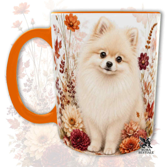 Tazza POMERANIA Crema - Spitz Tedesco nano - Collezione Fall...in Love