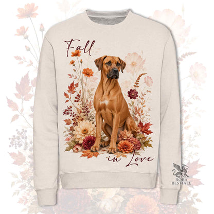 Felpa RHODESIAN RIDGEBACK - Girocollo - Collezione Fall...in Love