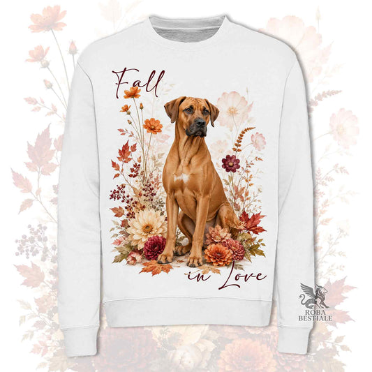 Felpa RHODESIAN RIDGEBACK - Girocollo - Collezione Fall...in Love
