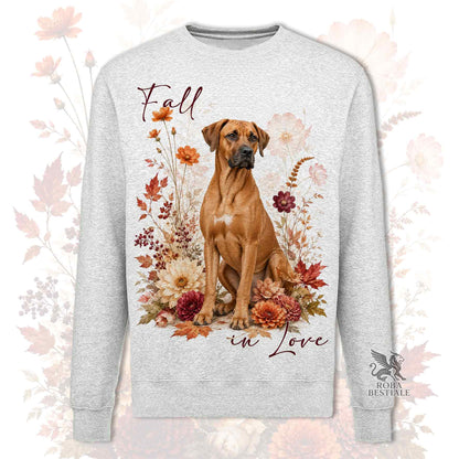 Felpa RHODESIAN RIDGEBACK - Girocollo - Collezione Fall...in Love