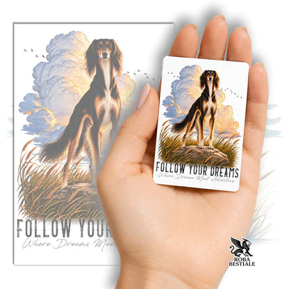 Calamita SALUKI Tricolore - Collezione Dream