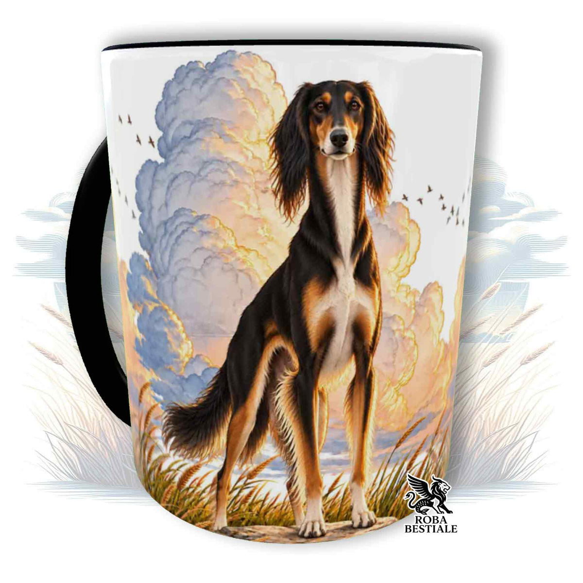Tazza SALUKI Tricolore - Collezione Dream