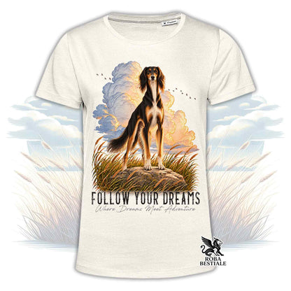 T-Shirt SALUKI Tricolore - Collezione Dream