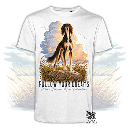 T-Shirt SALUKI Tricolore - Collezione Dream