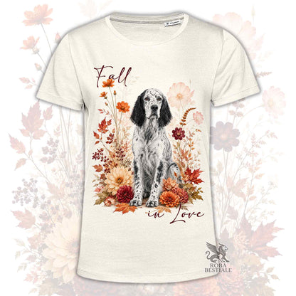 T-Shirt SETTER INGLESE Blue Belton - Collezione Fall...in Love