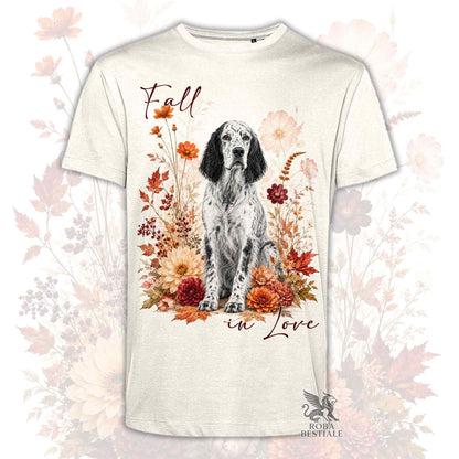 T-Shirt SETTER INGLESE Blue Belton - Collezione Fall...in Love