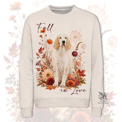 Felpa SETTER INGLESE Lemon Belton - Girocollo - Collezione Fall...in Love