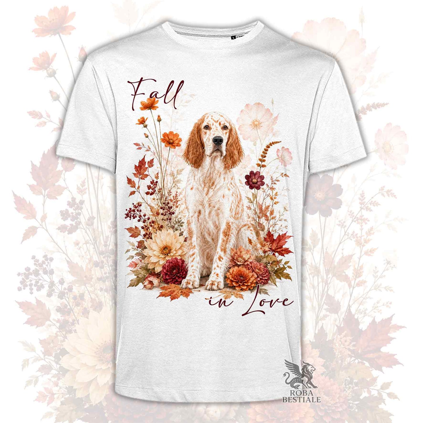 T-Shirt SETTER INGLESE Orange Belton - Collezione Fall...in Love