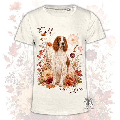 T-Shirt SETTER IRLANDESE Rosso e Bianco - Collezione Fall...in Love
