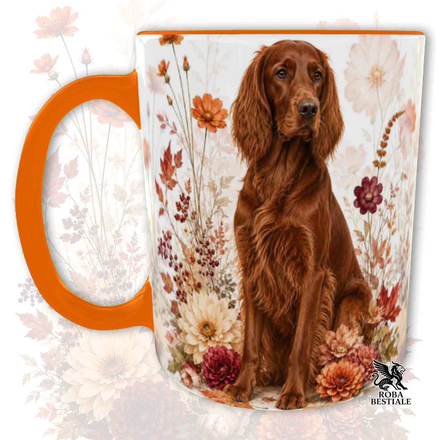 Tazza SETTER IRLANDESE Rosso - Collezione Fall...in Love