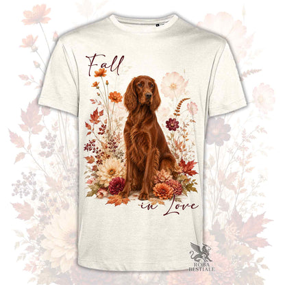 T-Shirt SETTER IRLANDESE Rosso - Collezione Fall...in Love