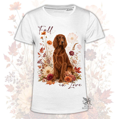 T-Shirt SETTER IRLANDESE Rosso - Collezione Fall...in Love