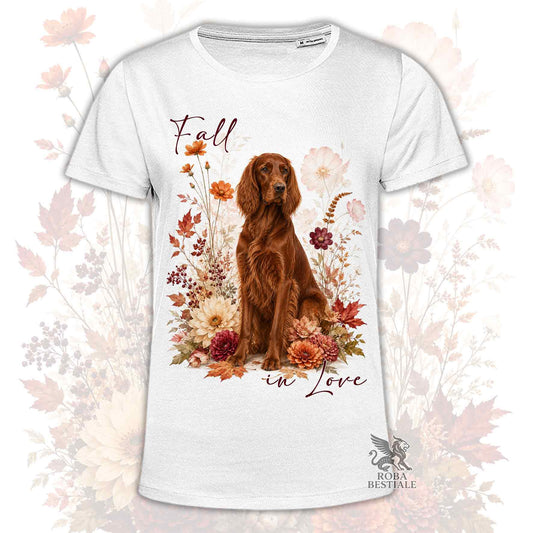 T-Shirt SETTER IRLANDESE Rosso - Collezione Fall...in Love