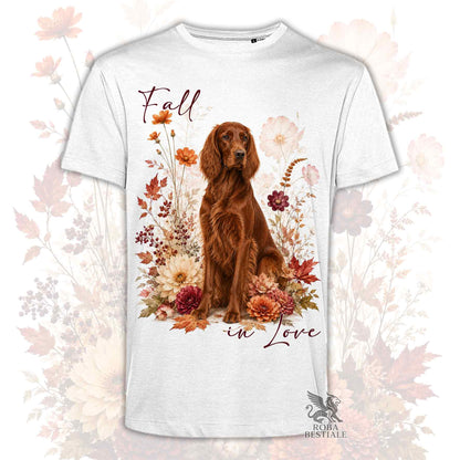 T-Shirt SETTER IRLANDESE Rosso - Collezione Fall...in Love
