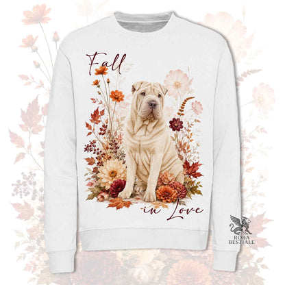 Felpa SHAR PEI Crema - Girocollo - Collezione Fall...in Love