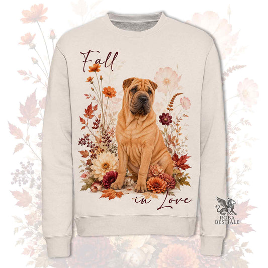 Felpa SHAR PEI Fulvo - Girocollo - Collezione Fall...in Love