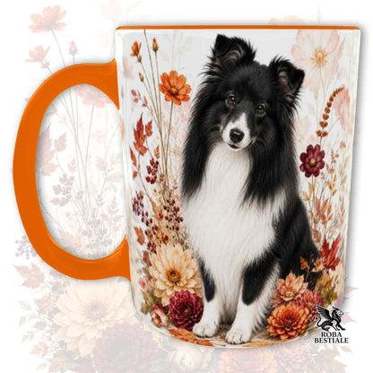 Tazza SHETLAND SHEEPDOG Bianco e Nero - Collezione Fall...in Love