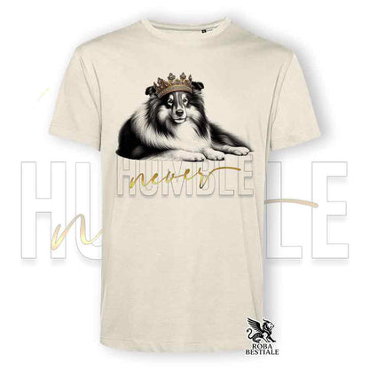 T-shirt SHETLAND SHEEPDOG Black Tricolor - Collezione Never Humble