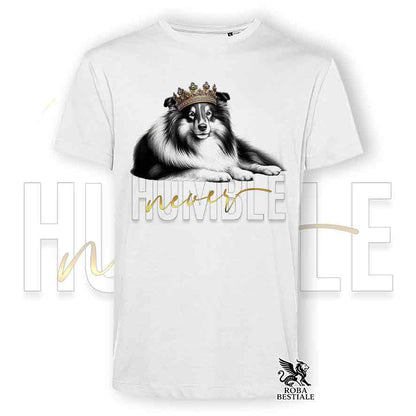 T-shirt SHETLAND SHEEPDOG Black Tricolor - Collezione Never Humble