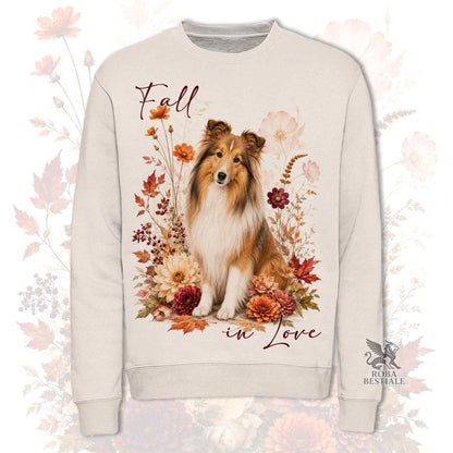 Felpa SHETLAND SHEEPDOG Fulvo Zibellino - Girocollo - Collezione Fall...in Love