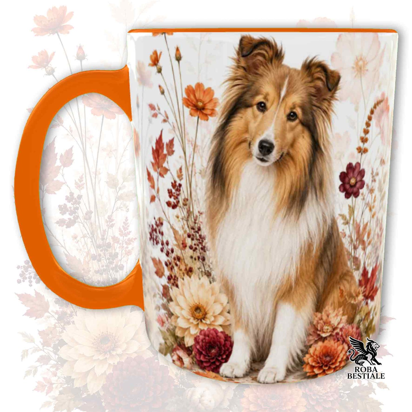 Tazza SHETLAND SHEEPDOG Fulvo Zibellino - Collezione Fall...in Love
