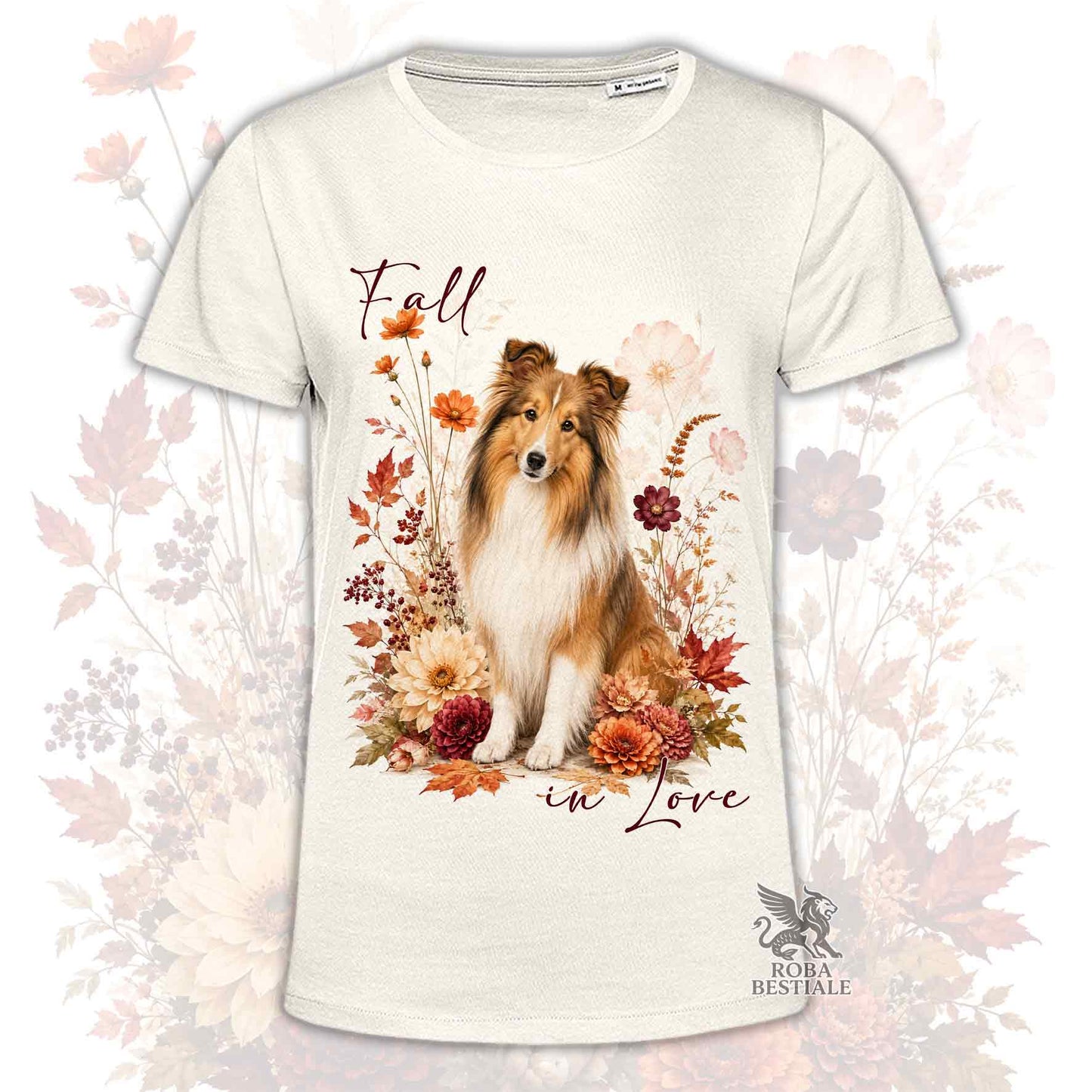 T-Shirt SHETLAND SHEEPDOG Fulvo Zibellino - Collezione Fall...in Love
