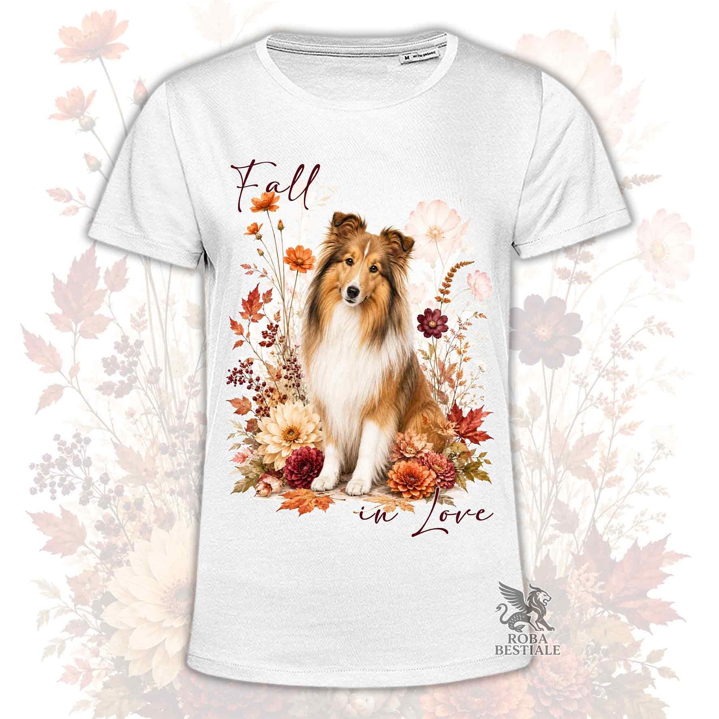 T-Shirt SHETLAND SHEEPDOG Fulvo Zibellino - Collezione Fall...in Love