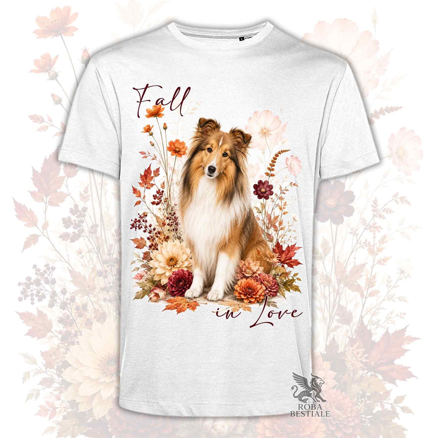 T-Shirt SHETLAND SHEEPDOG Fulvo Zibellino - Collezione Fall...in Love