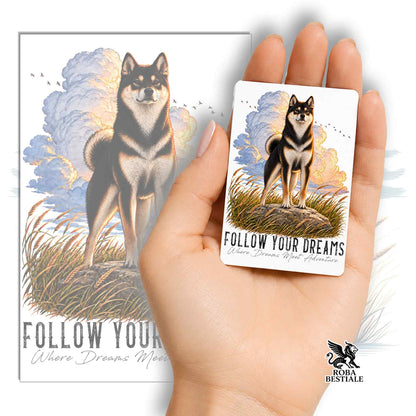 Calamita SHIBA INU Nero Focato - Collezione Dream