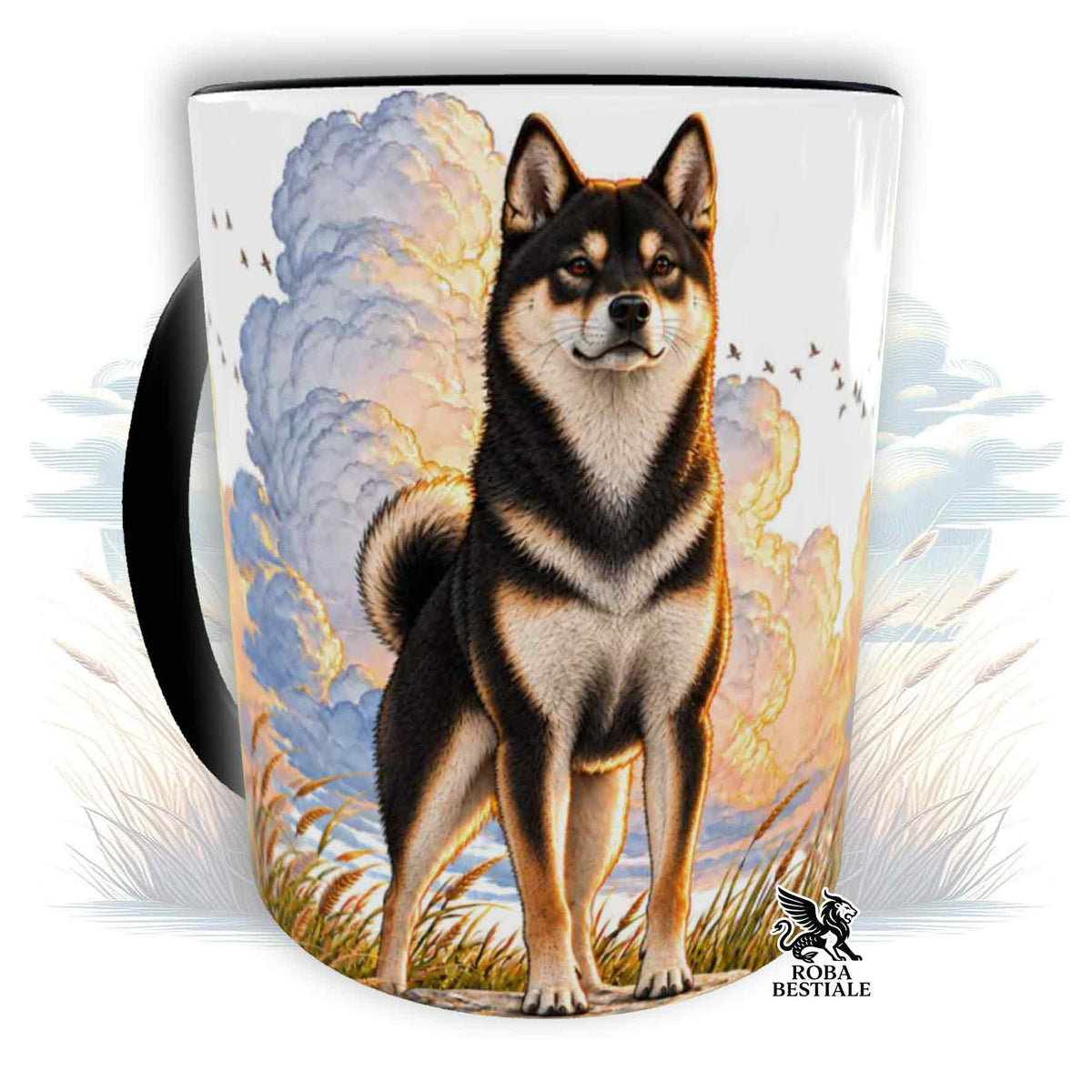 Tazza SHIBA INU Nero Focato - Collezione Dream