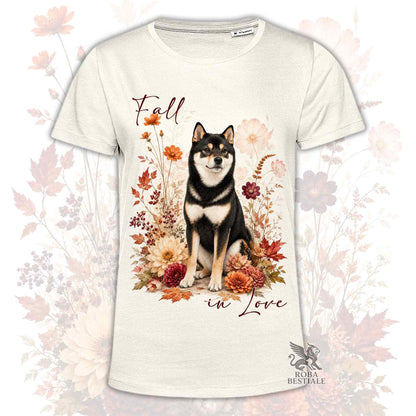 T-Shirt SHIBA INU Nero Focato - Collezione Fall...in Love