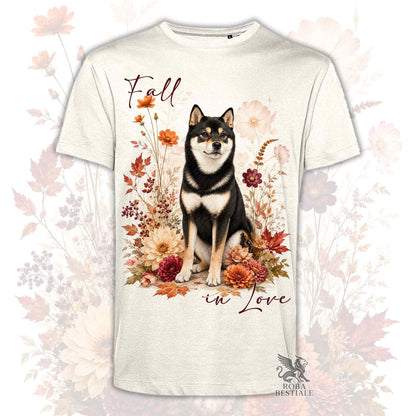 T-Shirt SHIBA INU Nero Focato - Collezione Fall...in Love