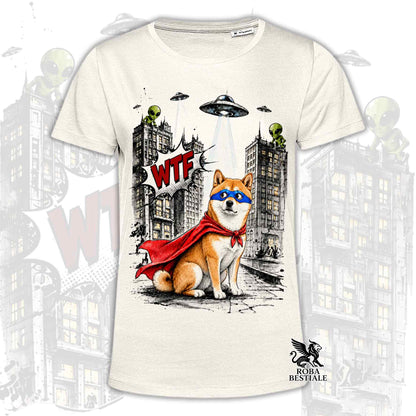 T-Shirt SHIBA INU Rosso - Collezione HERO