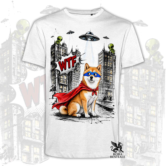 T-Shirt SHIBA INU Rosso - Collezione HERO
