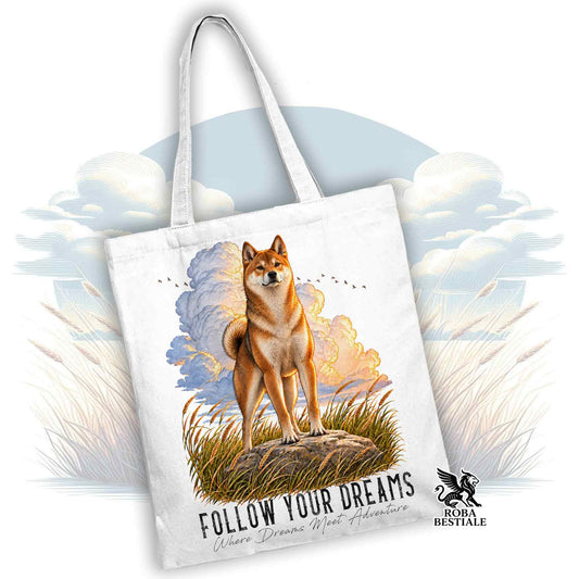 Tote Bag SHIBA INU Sesamo - Collezione Dream