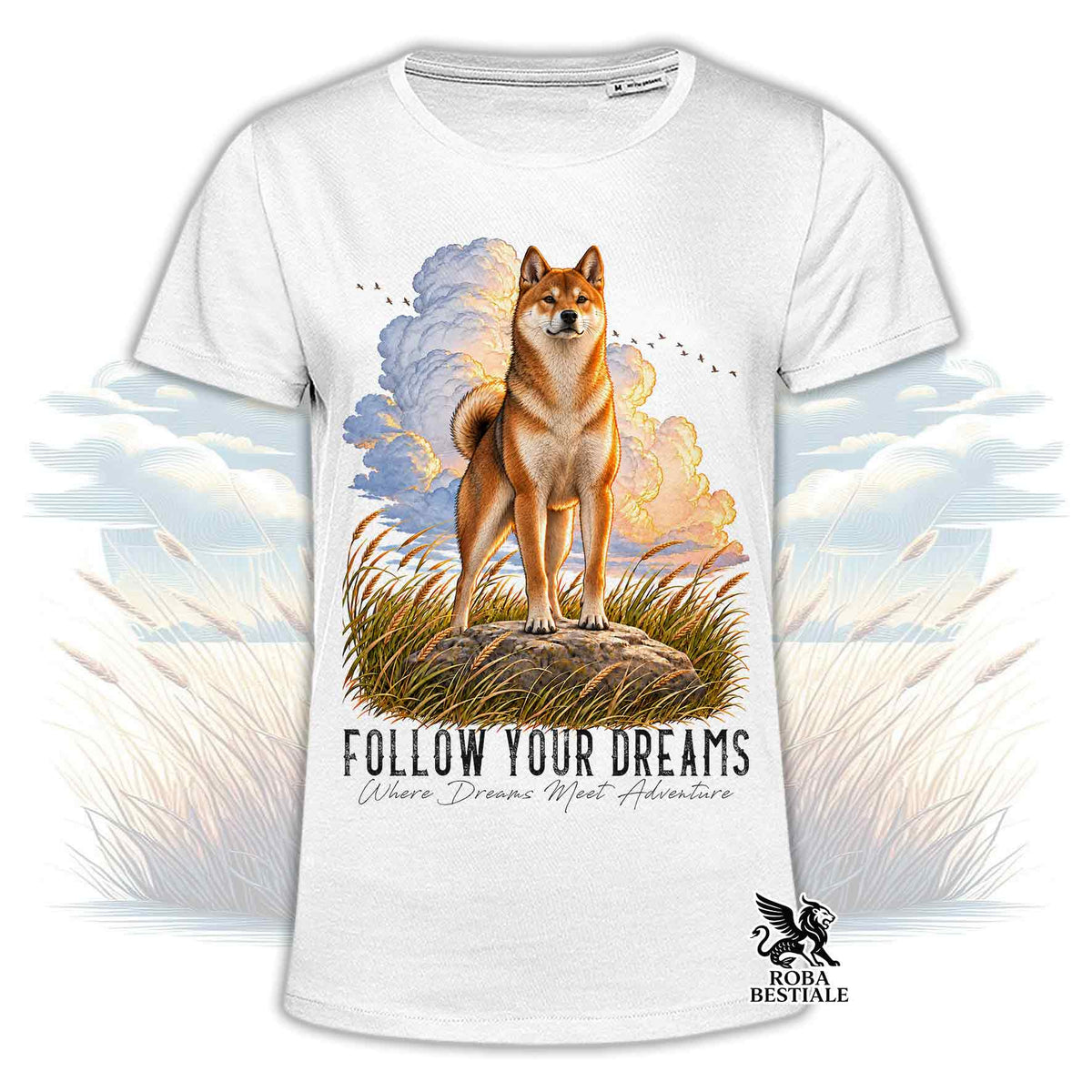 T-Shirt SHIBA INU Sesamo - Collezione Dream